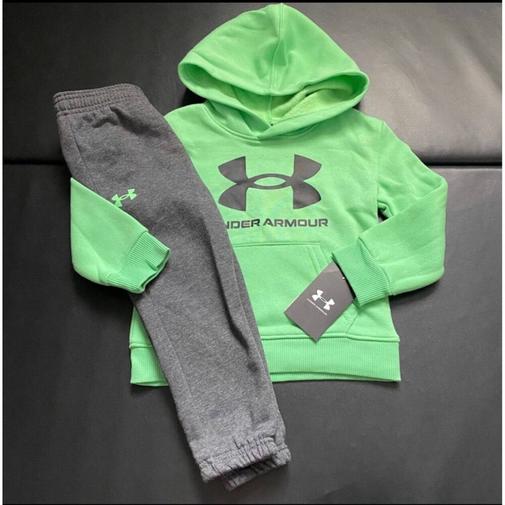 NWT Under Armour Hoodie & jogger Set Boys Size 5